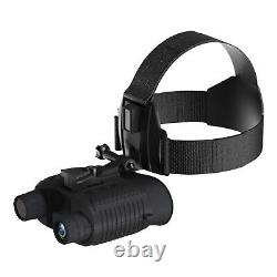 Night Vision Goggles Binoculars HD Digital IR Head Mounted Hunting Rechargeable