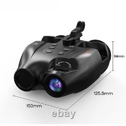 Night Vision Goggles Binoculars HD Digital IR Head Mounted Hunting Rechargeable