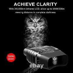 Night Vision Goggles Binoculars with LCD Screen, Infrared (IR) Digital Camera