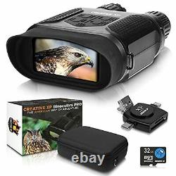 Night Vision Goggles Digital Binoculars withInfrared Lens, Tactical Gear Black