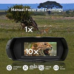 Night Vision Goggles, Digital Infrared Hunting Night Vision Binoculars for