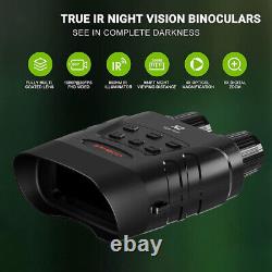Night Vision Goggles Digital Zoom Binoculars Infrared Darkness Surveillance NVG