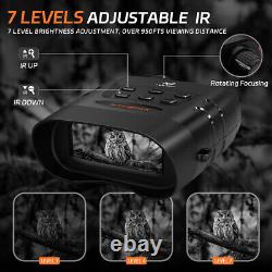 Night Vision Goggles Digital Zoom Binoculars Infrared Darkness Surveillance NVG