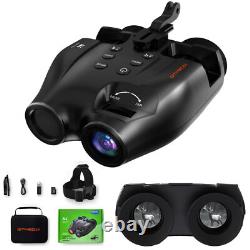 Night Vision Goggles FHD Digital IR Head Mounted Hunting Rechargeable Binoculars