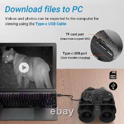 Night Vision Goggles Head Mounted 1080p Binoculars for Helmet For Total Darkness