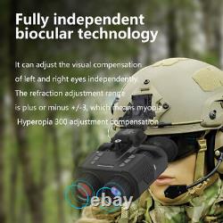 Night Vision Goggles Head Mounted Binoculars 4X HD Infrared Outdoor for Hunting