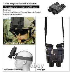 Night Vision Goggles Head Mounted Binoculars 4X HD Infrared Outdoor for Hunting