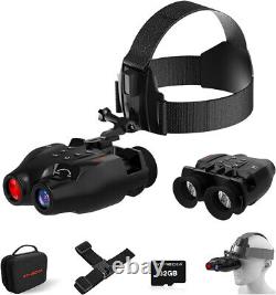 Night Vision Goggles Head-Mounted HD Infrared Night Vision Binoculars for Adults