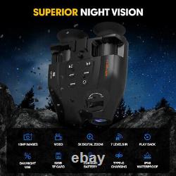 Night Vision Goggles Head-Mounted HD Infrared Night Vision Binoculars for Adults