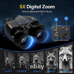 Night Vision Goggles Head-Mounted HD Infrared Night Vision Binoculars for Adults