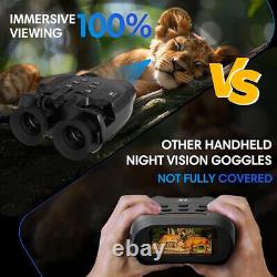Night Vision Goggles Head-Mounted HD Infrared Night Vision Binoculars for Adults