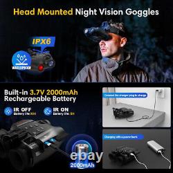 Night Vision Goggles Head-Mounted HD Infrared Night Vision Binoculars for Adults