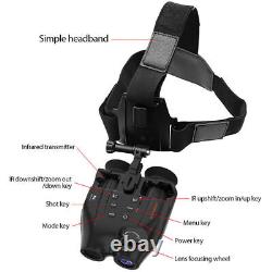 Night Vision Goggles Helmet & Head Mounted Binoculars Digital Infrared Goggles