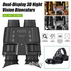 Night Vision Goggles Infrared Technology Hunting Binocular 3D Digital 850nm IR