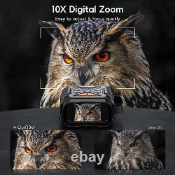 Night Vision Goggles, Night Vision Binoculars for Adults, 10X Digital Zoom, 2.8