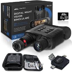 Night Vision Goggles with Infrared Diffuser Digital Infrared Binoculars, Imagi