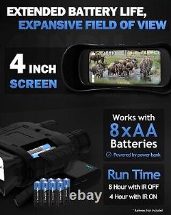Night Vision Goggles with Infrared Diffuser Digital Infrared Binoculars, Imagi