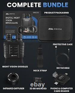 Night Vision Goggles with Infrared Diffuser Digital Infrared Binoculars, Imagi