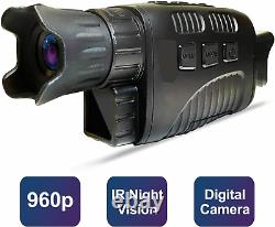 Night Vision HD Digital Infrared Binoculars or Monocular with LCD Screen Video