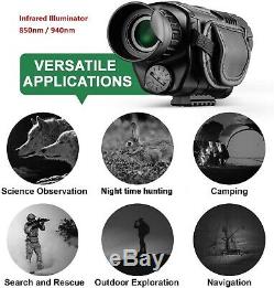 Night Vision INFRARED digital video camera 5x40 Monocular Surveillance / Hunting