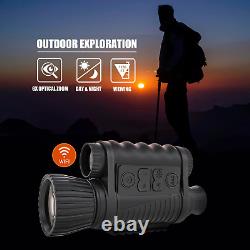 Night Vision Monocular Digital Infrared Camera Scope 50Mm Lens 350M/1150Ft