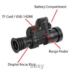 Night Vision Monocular Rifle Scope NV710S 1x Optical 3.5x Digital Zoom + Reticle