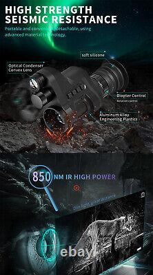 Night Vision Monocular Rifle Scope NV710S 1x Optical 3.5x Digital Zoom + Reticle