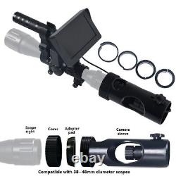 Night Vision PRO Infrared Rifle Scope Hunting Sight 850nm IR HD Camera DVR 2022
