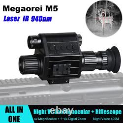 Night Vision PRO Infrared Rifle Scope Hunting Sight 940nm IR HD Camera DVR