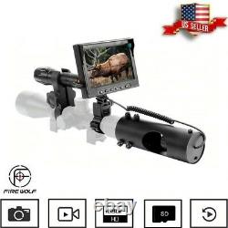 Night Vision Rifle Scope Hunting Sight Infrared 850nm IR HD Cam DVR NEW 2022