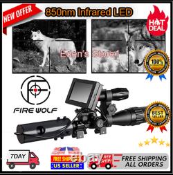 Night Vision Scope Digital Camera Rifle Scope with IR Torch NEW System Infra Led