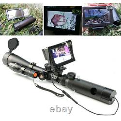 Night Vision Scope Digital Camera for Rifle Scope Hunting Device with LCD Display