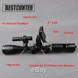 Night Vision Scope Digital Infrared With Battery Monitor and Flashlight 2 sizes
