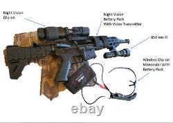 Night Vision Scope IR camera & monitor- DC1000EWM withNear Eye Display for glasses