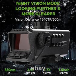 Night Vision Scope MS32 Mount NV Sight Optical 3.5x32 Digital Infrared Monocular