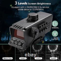 Night Vision Scope MS32 Mount NV Sight Optical 3.5x32 Digital Infrared Monocular
