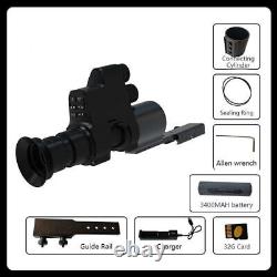 Night Vision Scope Rail Mount Sights 4X Optical Zoom Digital Infrared Riflescope