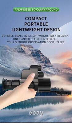 Night Vision Scope Rail Mount Sights 4X Optical Zoom Digital Infrared Riflescope