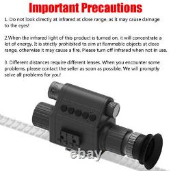 Night Vision Scope for Hunting Infrared Riflescope Monocular Zoomable DigitalCam