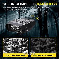 Night Vision and Day Binoculars for Hunting in 100% Darkness Digital Infrared