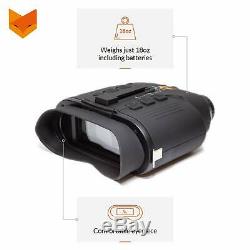 Nightfox 110R Widescreen Night Vision Binocular Digital Infrared 165yd Range