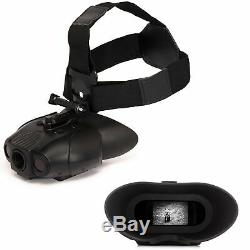 Nightfox 119V Night Vision Goggles Digital Infrared 75yd Range Rech. New