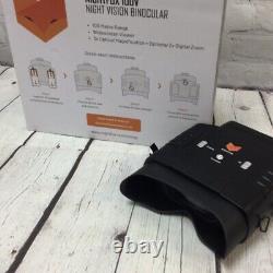 Nightfox Black 100 Volt Widescreen Digital Night Vision Infrared Binocular