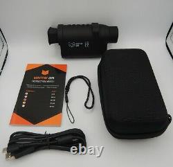 Nightfox Cub Digital Night Vision 3X Monocular, USB Rechargeable 165yd Range