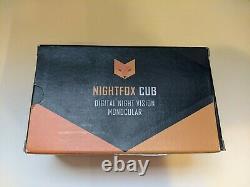 Nightfox Cub Digital Night Vision Monocular 165 Yard Range 3X Magnfication