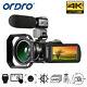 Ordro 3 4k Full Hd 24mp Dv 30x Zoom Wifi Ir Night Vision Digital Video Camera