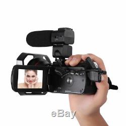 ORDRO AC3 4K 24MP WIFI Night Vision Digital Camera+Wide Angle Lens+Microphon
