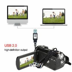 ORDRO AC3 4K WiFi Digital Video Camera Camcorder DV + Lens + Microphone + Holder