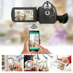 ORDRO AC3-IPS 4K Wifi HD Night Vision 3.0 30X Digital Camcorder Video DV Camera