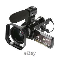 ORDRO AC3-IPS 4K Wifi HD Night Vision 3.0 30X Digital Camcorder Video DV Camera